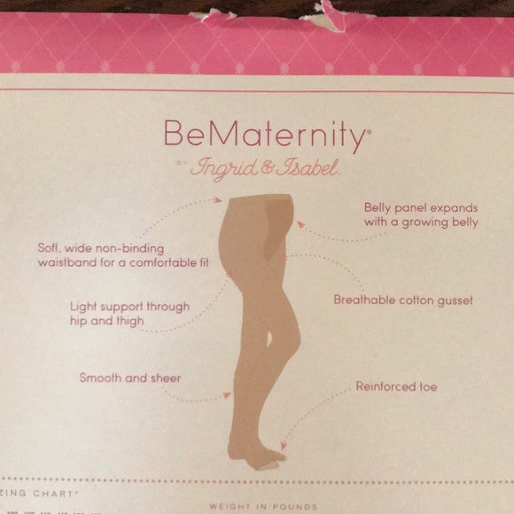 Sheer tan hosiery maternity from Ingrid & Isabel - Picture 7 of 7